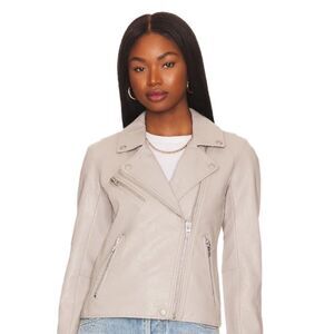 NWOT RARE Jack by BB Dakota Tan Faux Leather Jacket Size S